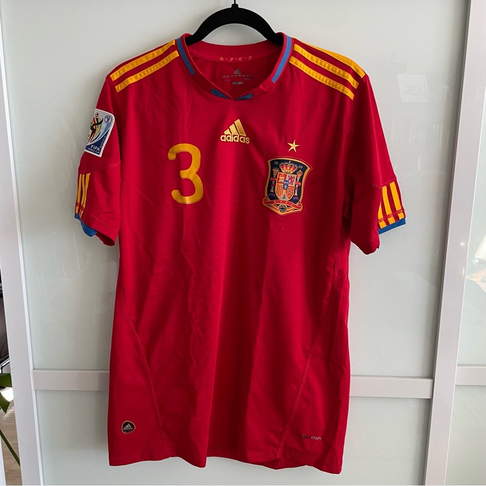 2010 World Cup Spain Pique Jersey